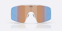 Slnečné okuliare BLIZ P001 Frame Matte White with N_O_N Coral/Orange Mirror Blue Lenses