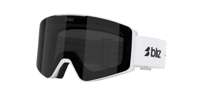 Lyžiarske okuliare Bliz G001 Matte White Frame/Smoke Lens - 2025/26