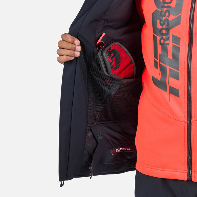 Lyžiarska bunda Rossignol Hero Blackside JKT Black - 2024/25