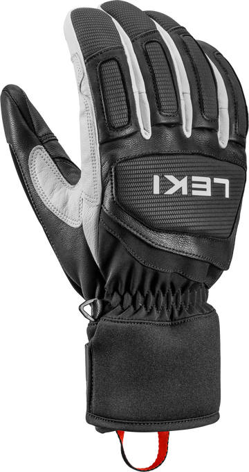 Lyžiarske rukavice LEKI Griffin Pro Zero Black/White - 2025/26