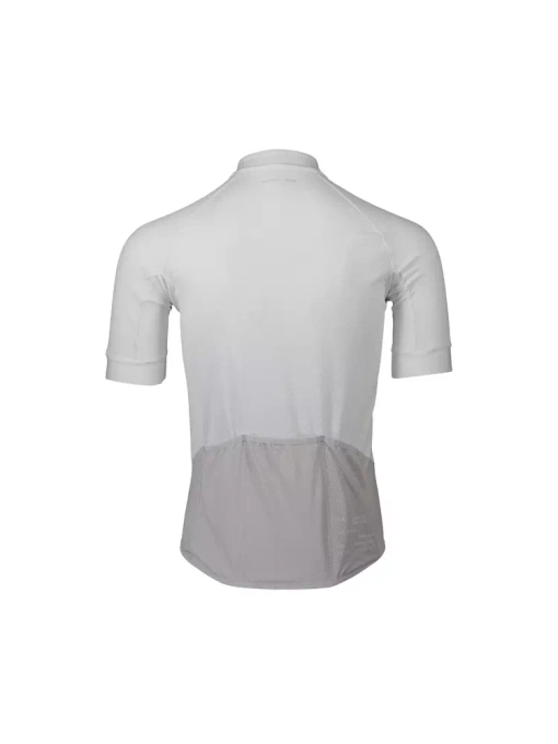 Cyklistický dres POC M's Essential Road Logo Jersey  Hydrogen White/Granite Grey