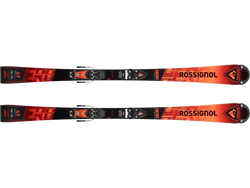 Zjazdové lyže Rossignol Hero Athlete Multievent 127-148 + NX 7 GW Lifter Black Hot Red - 2025/26