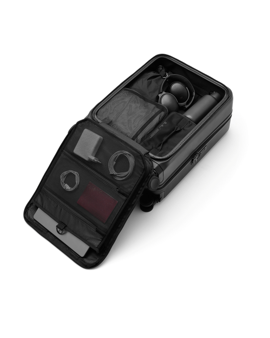 Cestovný kufor Db Ramverk Front Access Carry-on Green Ray - 2024/25