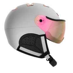 Lyžiarska helma KASK Chrome Visor White/Pink Gold - 2024/25