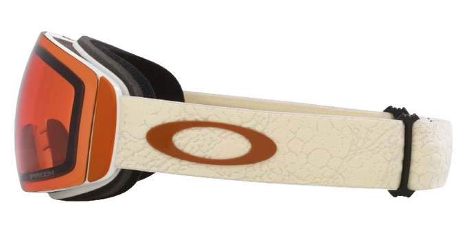 Lyžiarske okuliare Oakley Flight Deck M Arctic White Cell Prizm Snow Persimmon - 2024/25