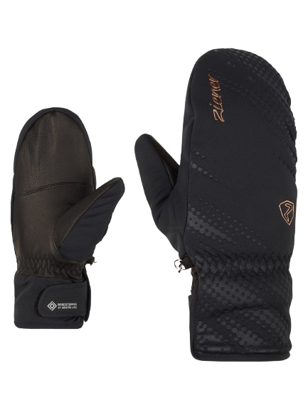 Lyžiarske rukavice Ziener Karoia-z Ws Pr Mitten Glove Lady Black Rose Metallic - 2025/26