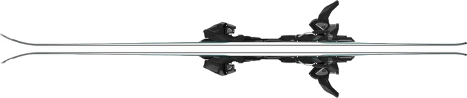 Zjazdové lyže Atomic Cloud Q14 Revoshock S + MI 12 GW Black/Smoke - 2025/26