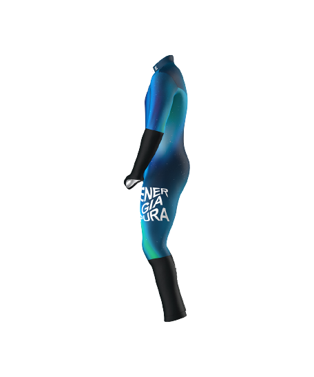 Lyžiarska kombinéza Energiapura Aurora Blue Junior (insulated, unpadded) - 2024/25