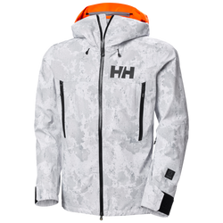 Lyžiarska bunda Helly Hansen Sogn Shell 2.0 Jacket Grey Fog Snow Camo Aop - 2024/25 