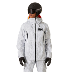 Lyžiarska bunda Helly Hansen Sogn Shell 2.0 Jacket Grey Fog Snow Camo Aop - 2024/25 