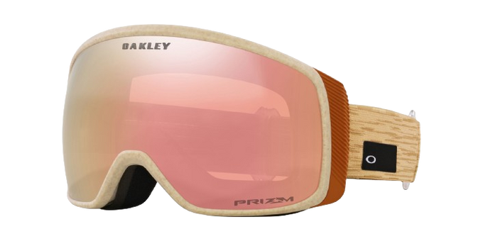 Lyžiarske okuliare Oakley Flight Tracker M Curry Stone Prizm Snow Rose Gold Iridium - 2024/25