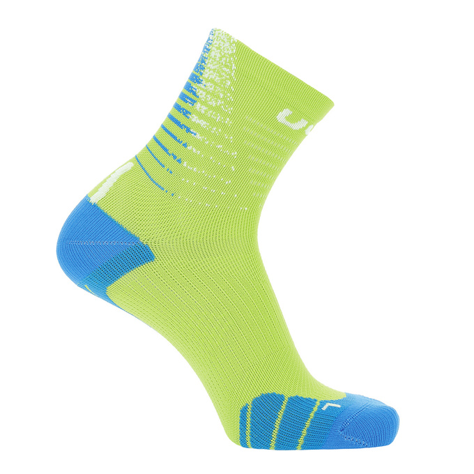Bežecké ponožky UYN Man Run Fit Socks Lime/Blue