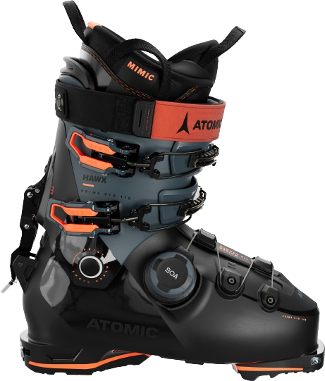 Zjazdové topánky Atomic Hawx Prime XTD 110 BOA GW Black/Storm/Orange – 2024/25