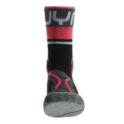 Outdoorové ponožky UYN Woman Trekking One Merino Socks Black/Pink