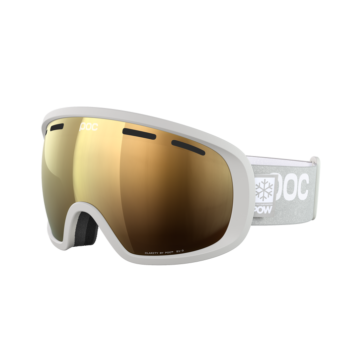 Lyžiarske okuliare POC Fovea Clarity POW JJ Mineral Grey/Sunny Gold - 2025/26