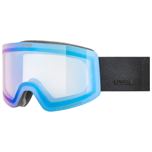 Lyžiarske okuliare Uvex Provoqe V Black Matt/Mirror Blue - 2025/26