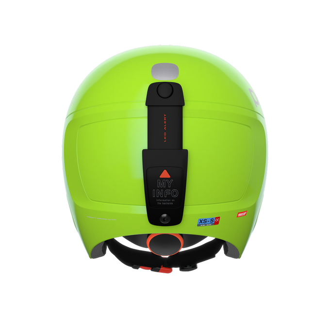 Lyžiarska helma POC Pocito Skull Fluorescent Yellow/Green - 2025/26