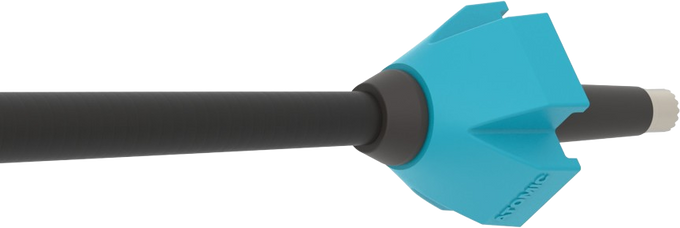 Zjazdové palice Atomic Redster X Carbon SQS Teal Blue – 2024/25