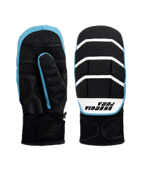 Lyžiarske rukavice Energiapura Moffola Warrior Black/White/Turquoise - 2025/26