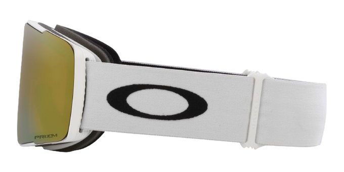 Lyžiarske okuliare Oakley Line Miner Pro L Matte White Prizm Sage Gold + náhradné zorníky Prizm Sapphi - 2024/25