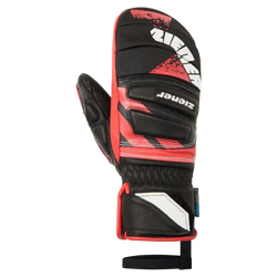 Lyžiarske rukavice Ziener Lopaki-z As® Pr Mitten Glove Junior Unisex Black Red - 2025/26