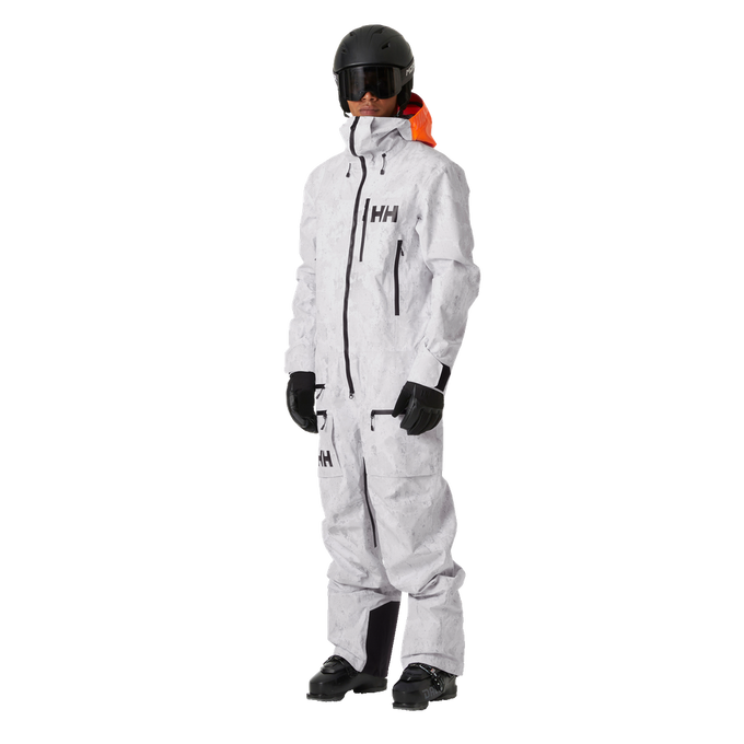 Lyžiarska kombinéza Helly Hansen Chugach Infin Printed Suit Grey Fog Snow Camo Aop - 2024/25