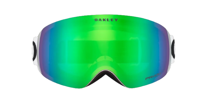 Lyžiarske okuliare Oakley Flight Deck M Prizm Snow Jade Iridium Lenses / Matte White - 2024/25