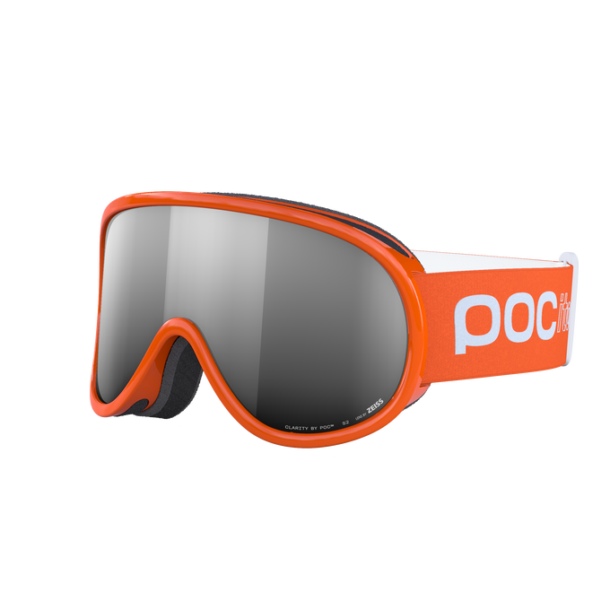 Lyžiarske okuliare POC Pocito Retina Fluorescent Orange/Partly Sunny Silver - 2025/26