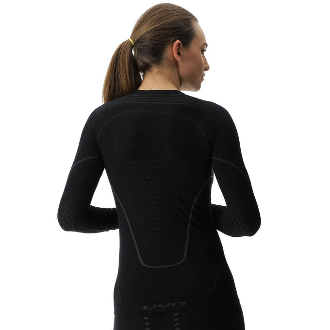 Dámska spodná bielizeň UYN Woman Evolutyon Biotech UW Shirt Long_SL Black - 2023/24