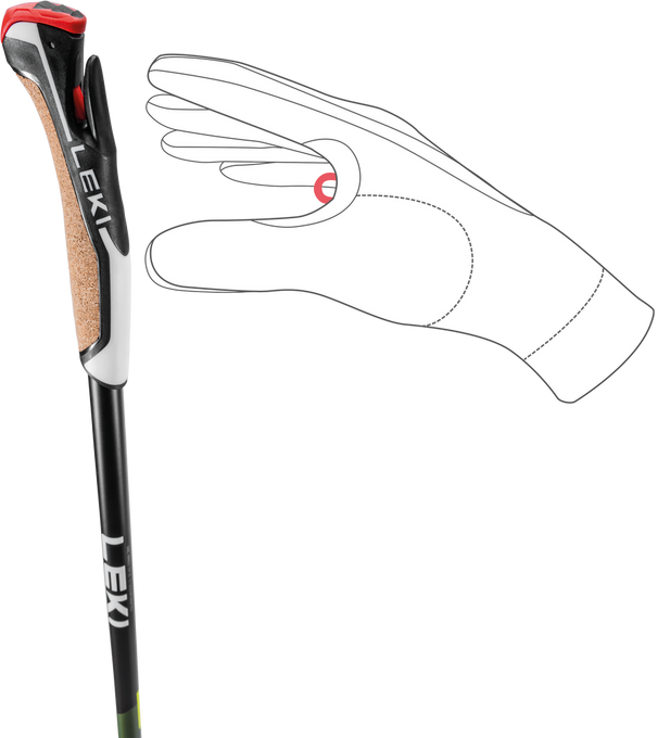 Palice Nordic Walking LEKI Flash Carbon