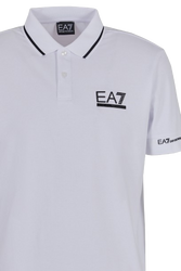 Tričko Emporio Armani Man Jersey Polo White