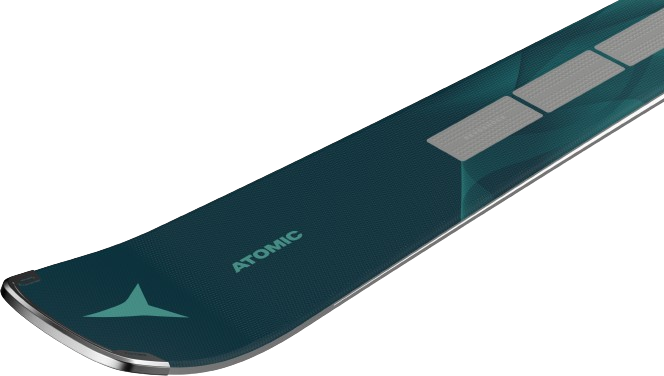 Zjazdové lyže Atomic Cloud Q14 Revoshock S + MI 12 GW Black/Smoke - 2025/26