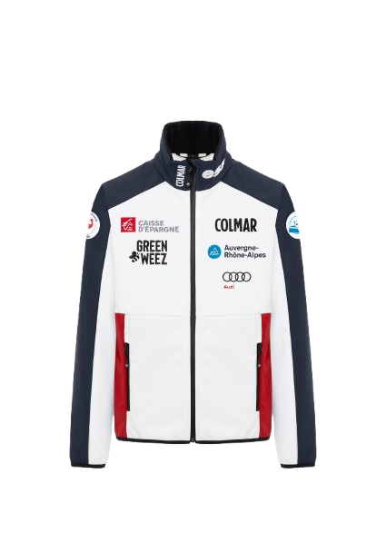 Pánsky softshell Colmar Replica Softshell Jacket White/Navy/Bright Red - 2025/26