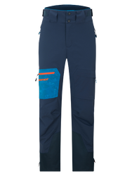 Lyžiarske nohavice Ziener Tewes Full-Zip Teamwear Lady Blue Foggy Print Dark Navy - 2024/25