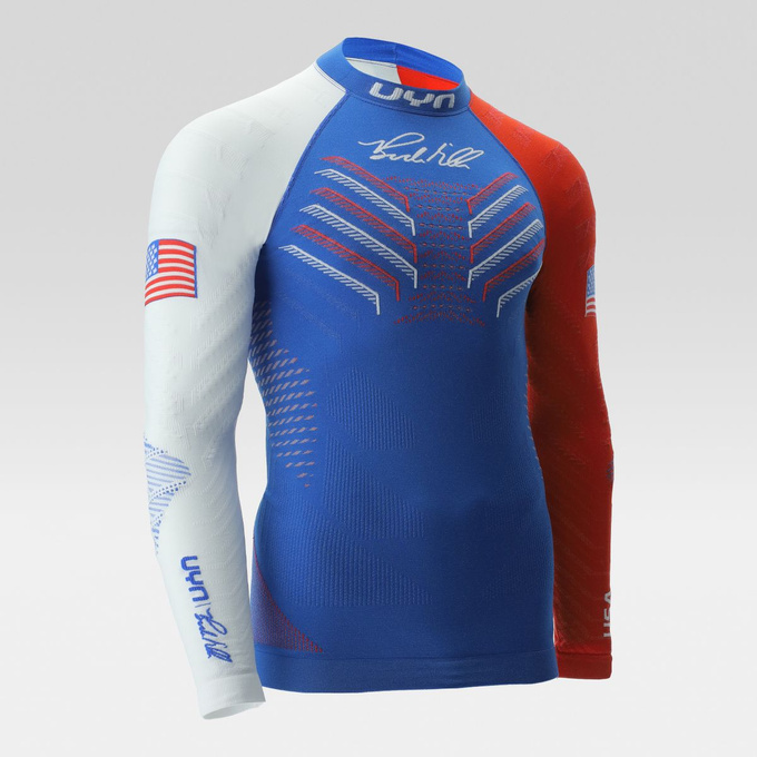 Funkčné tričko UYN Natyon 3.0 USA Bode Miller UW Shirt LG SL Turtle Neck - 2025/26