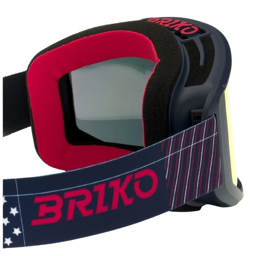 Lyžiarske okuliare Briko Vulcano Mask USA Tangaroa Blue Red - 2025/26