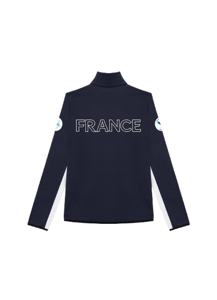 Dámsky polar Colmar Full Zip Stretch Fleece White/Blue - 2025/26