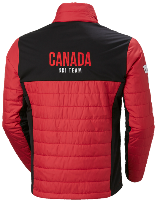 Páperová bunda Helly Hansen World Cup Insulator Jacket Red - 2023/24
