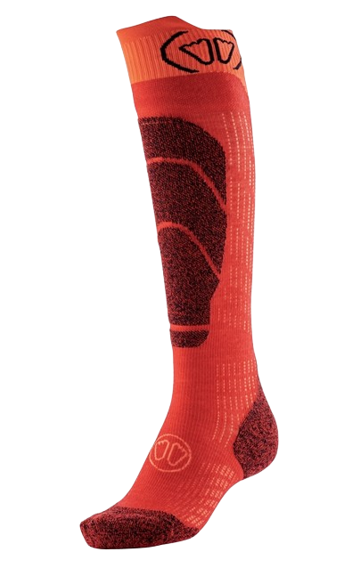 Lyžiarske ponožky Sidas Ski Merino Junior Red/Orange - 2025/26