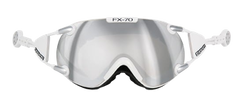 Lyžiarske okuliare Casco FX70 Carbonic White Silver - 2024/25