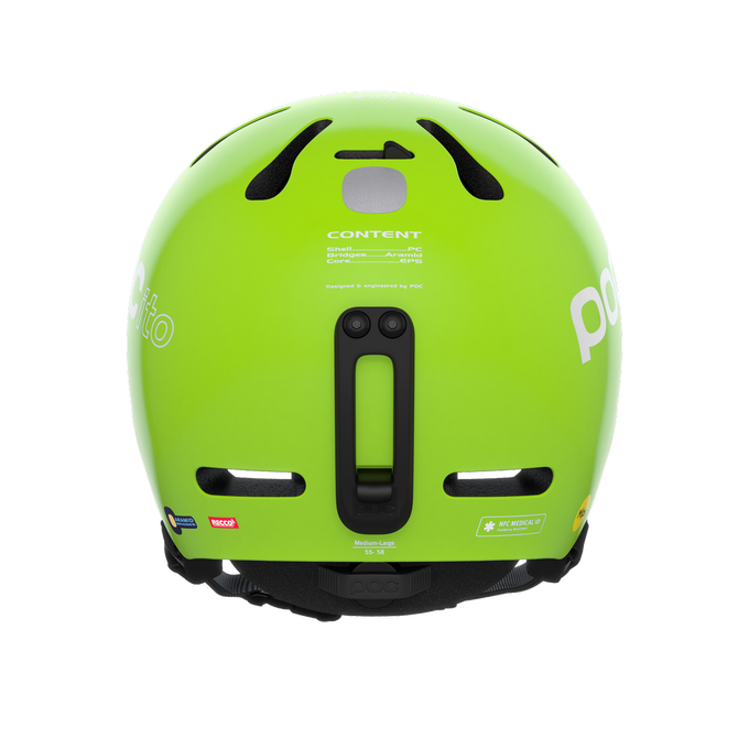 Lyžiarska helma POC Pocito Fornix Mips Fluorescent Yellow/Green - 2024/25