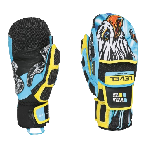 Lyžiarske rukavice Level Worldcup CF Mitt Yellow/Blue - 2025/26