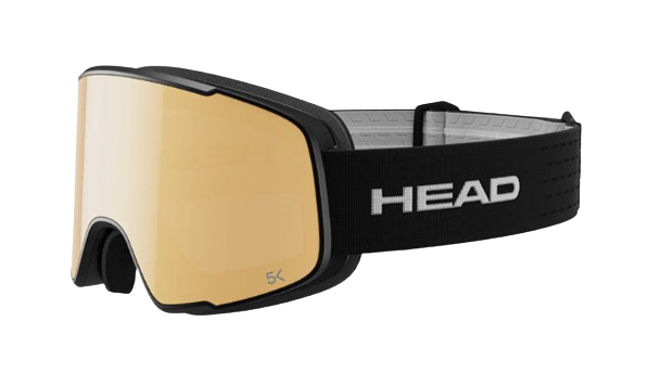Lyžiarske okuliare HEAD Horizon 2.0 5K Gold Black + náhradné zorníky - 2025/25