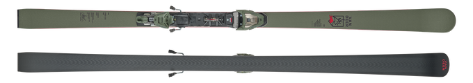 Zjazdové lyže Van Deer Pro RS + Comp 16 Khaki - 2025/26