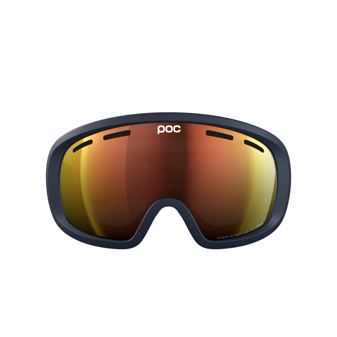 Lyžiarske okuliare POC Fovea Mid Apatite Navy/Partly Sunny Orange - 2025/26