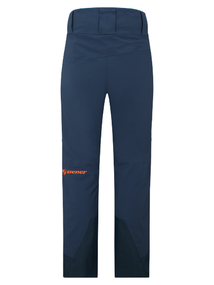 Lyžiarske nohavice Ziener Tewes Full-Zip Teamwear Lady Blue Foggy Print Dark Navy - 2024/25
