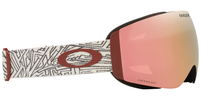 Lyžiarske okuliare Oakley Flight Deck Pro M Matte Black/Prizm Rose Gold Iridium + Additional lens Prizm Snow Black Iridium - 2025/26