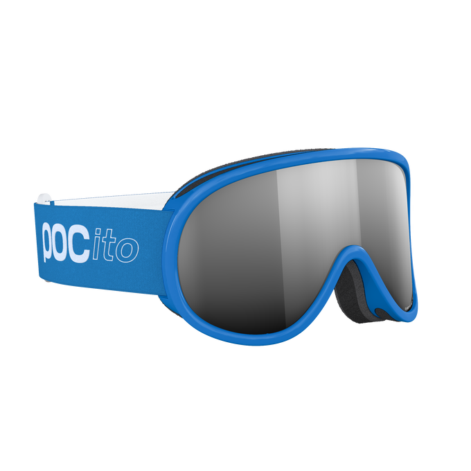 Lyžiarske okuliare POC Pocito Retina Fluorescent Blue/Partly Sunny Silver - 2025/26