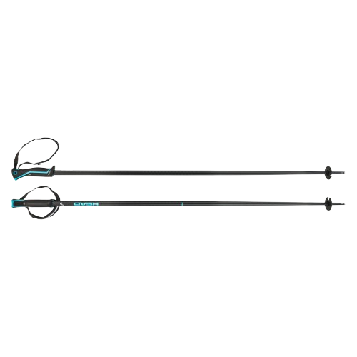 Zjazdové palice HEAD Frontside Black/SpeedBlue - 2025/26