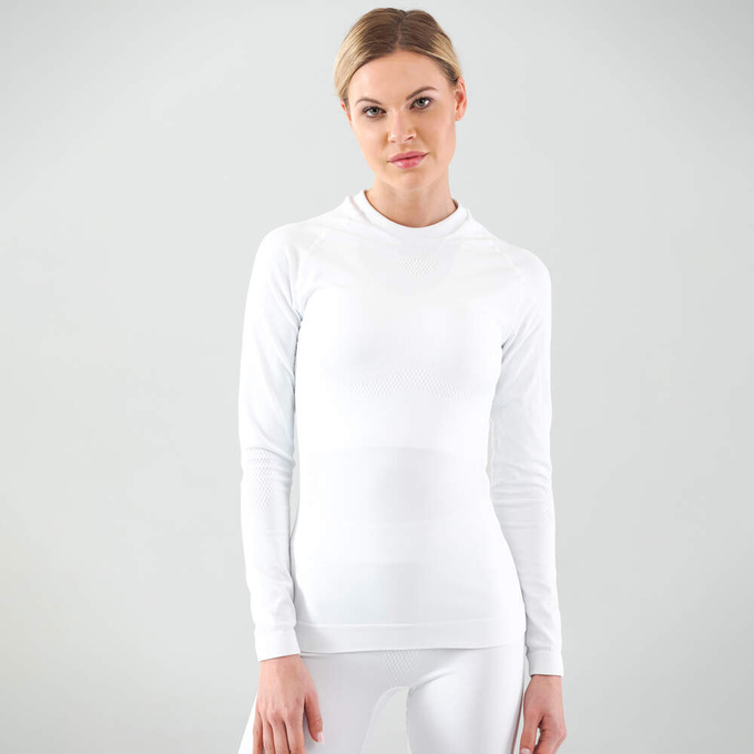 Funkčné tričko Head Flex Seamless LS Women White - 2024/25